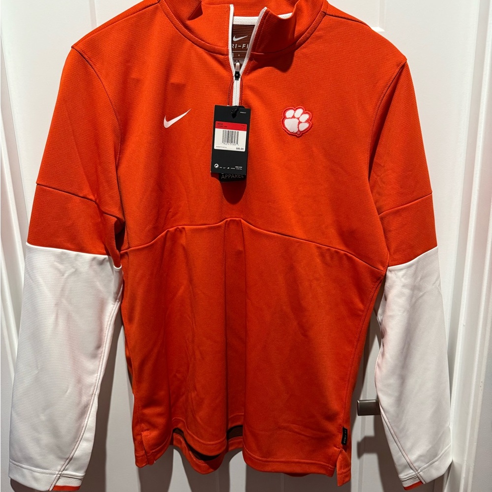 Nike Clemson “All In” Orange and White Lightweight Jacket